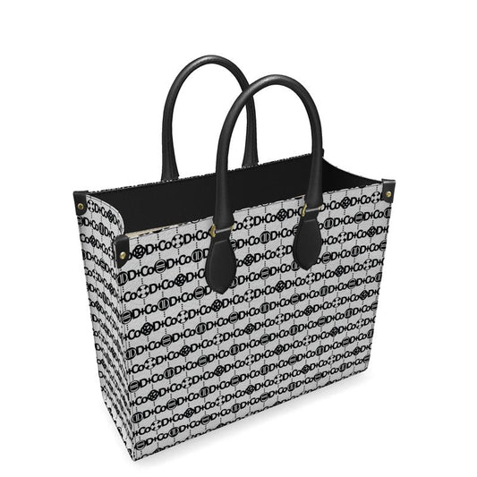 Tosser Tote - DCo Blk Design on White