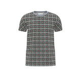 Loungy Lux T-Shirt - D+Co Blue, White & Gray