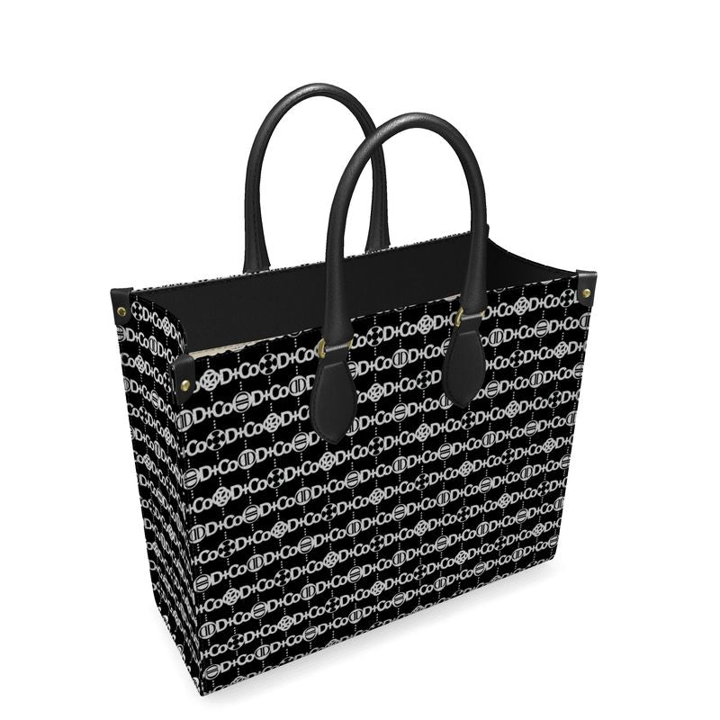 Tosser Tote - DCo Wht Design on Black