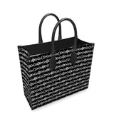 Tosser Tote - DCo Wht Design on Black