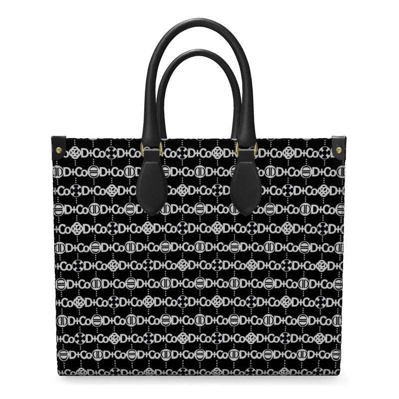 Tosser Tote - DCo Wht Design on Black