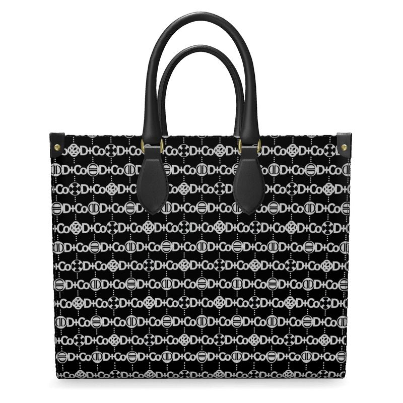 Tosser Tote - DCo Wht Design on Black