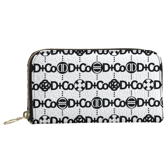 Zip Her Wallet - DCo Blk Design on White