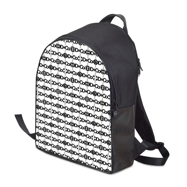 Busy Backpack - DCo Blk on White