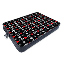Luxy Laptop Bag - Red, White & Black